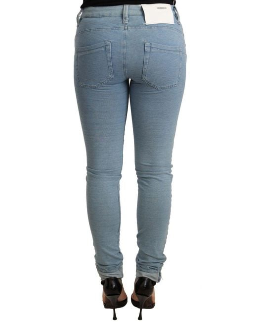 Acht Blue Chic Push Up Slim Fit Denim Jeans