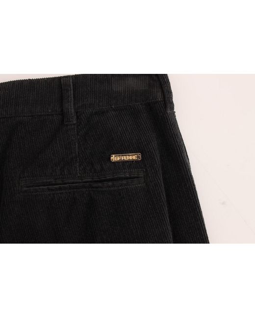 Gianfranco Ferré Blue Elegant Cotton Corduroy Pants