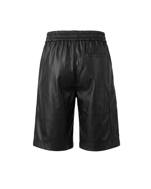 Trussardi Black Polyester Men Shorts for men