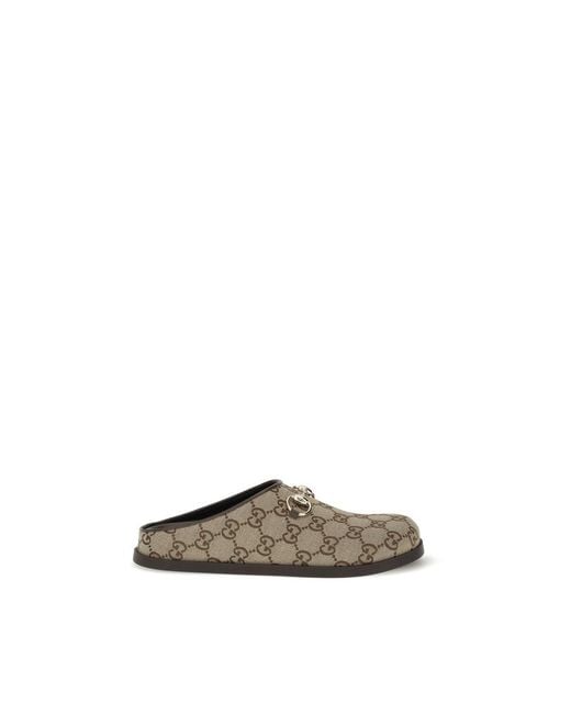 Gucci Natural Rubber Mules