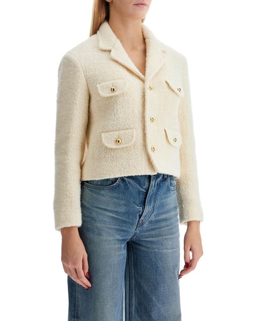 関税込 CELINE | chasseur jacket in mohair tweed Celine CHASSEUR jacket in mohair wool
