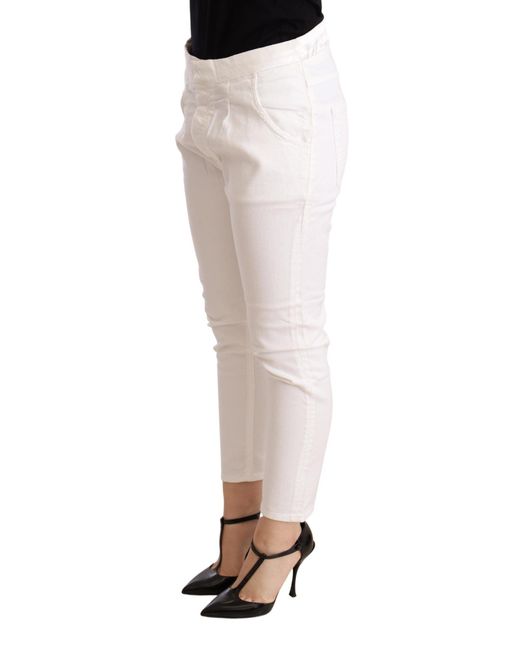 CYCLE White Cropped Trousers