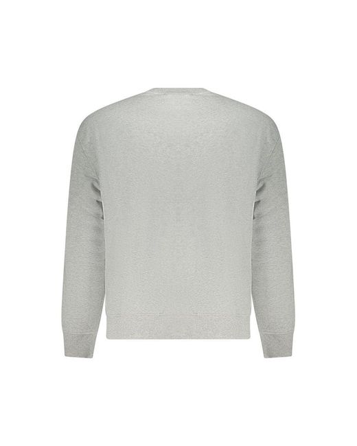 Calvin Klein Gray Cotton Sweatshirt for men