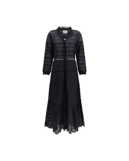 Isabel Marant Black Cotton Casual Dress