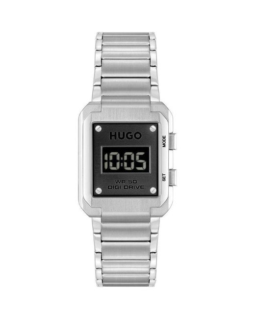 Boss Gray Silver Stainless Steel Stainless Steel Watch