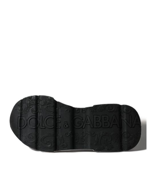 Dolce & Gabbana White Daymaster Leather Sneaker