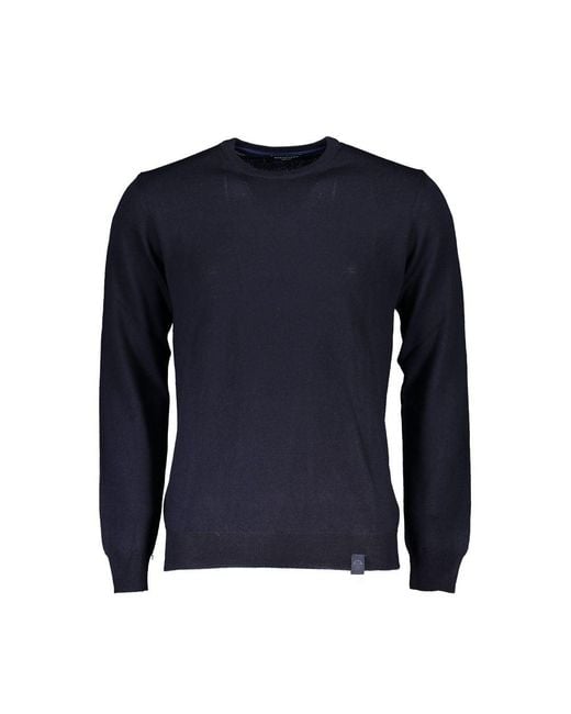 North Sails Blue Fabric Sweater for men
