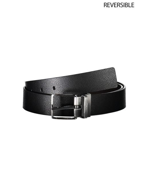 Calvin Klein Black Leather Belt for men