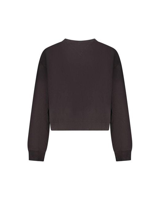Tommy Hilfiger Black Cotton Sweatshirt