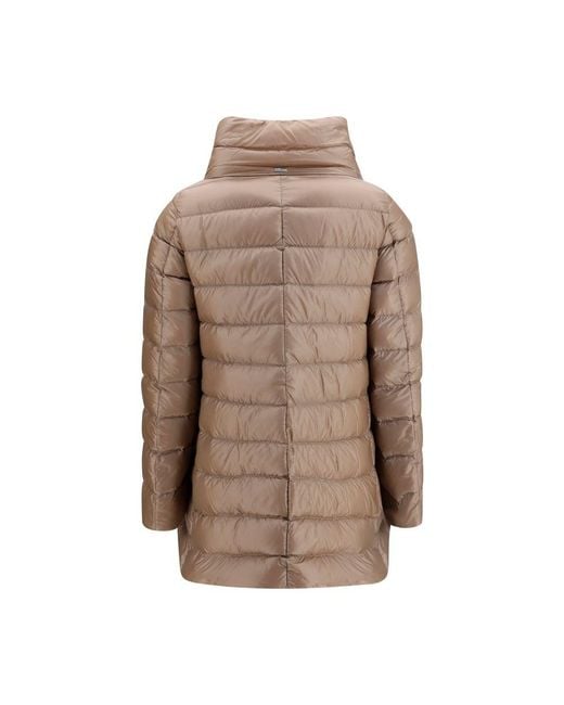 Herno Brown Beige Polyester Full