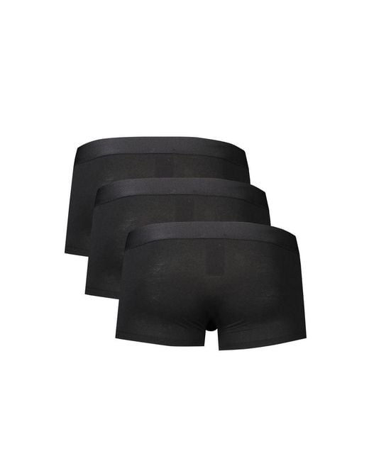 Bikkembergs Black Boxer Briefs 3Pack Logo for men