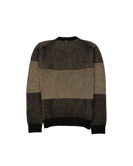 Herno Green Blue Wool Sweatshirt for men
