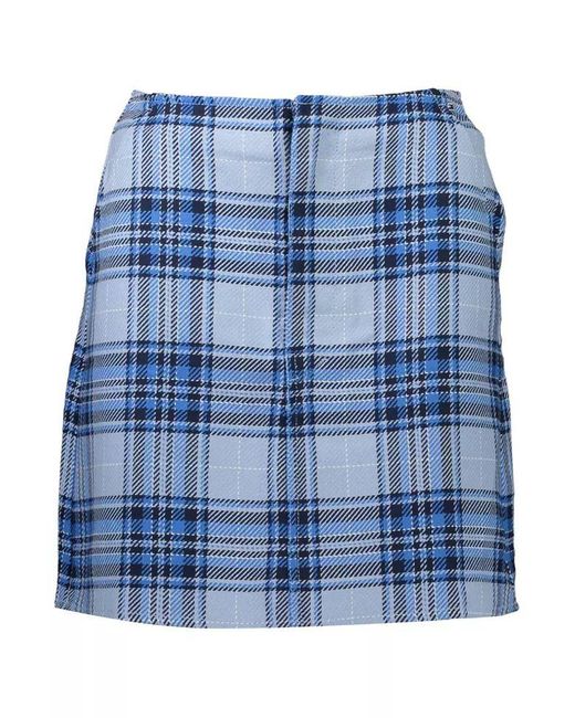 Tommy Hilfiger Blue Cotton Skirt