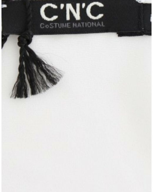 CoSTUME NATIONAL Gray Top White Sig12529