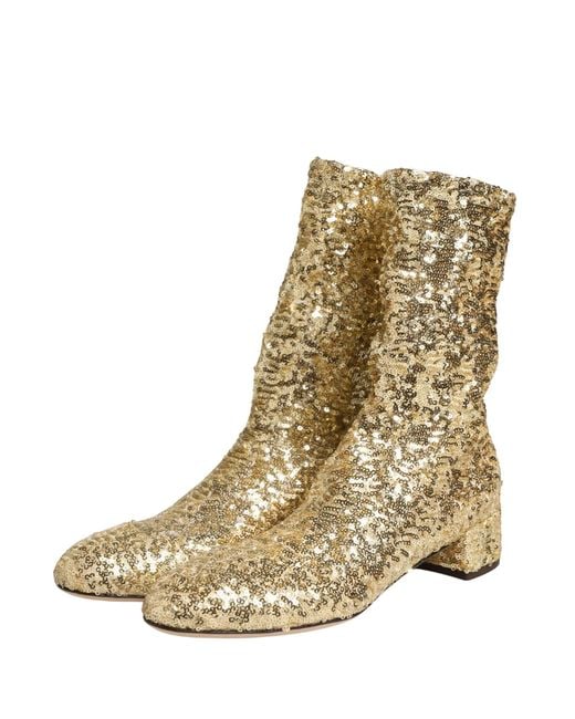Dolce & Gabbana Natural Heeled Boots