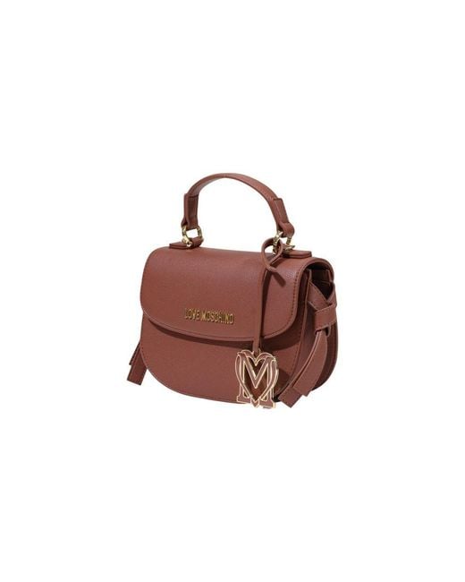 Love Moschino Brown Polyethylene Handbag