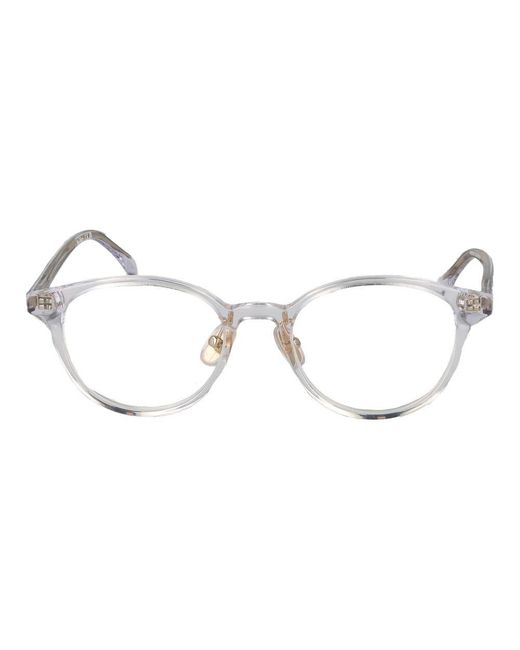Max Mara Metallic Transparent Acetate Glasses (frames)