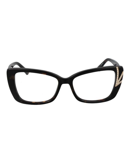 MARCIANO BY GUESS Black Cat Eye Full-Rim Acetate Optical Frames With Demo Lenses for men