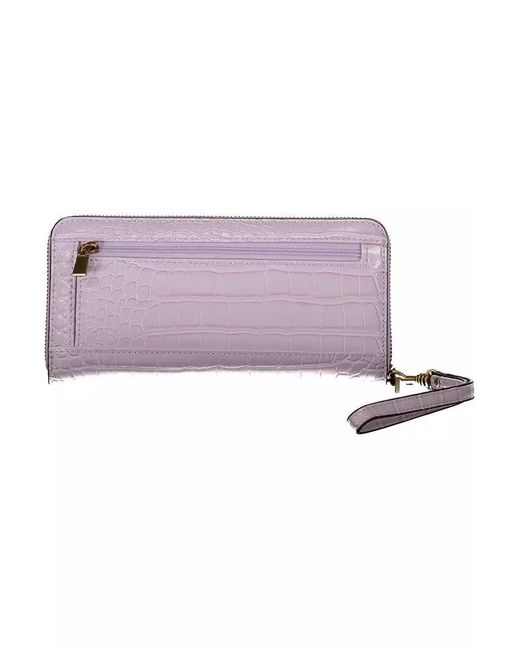 Guess Purple Polyethylene Wallet