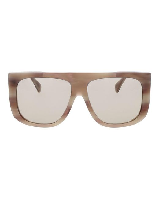 Max Mara White Beige Acetate Sunglasses for men