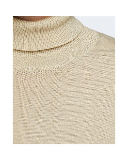 Jack & Jones Natural Beige Cotton Sweater for men