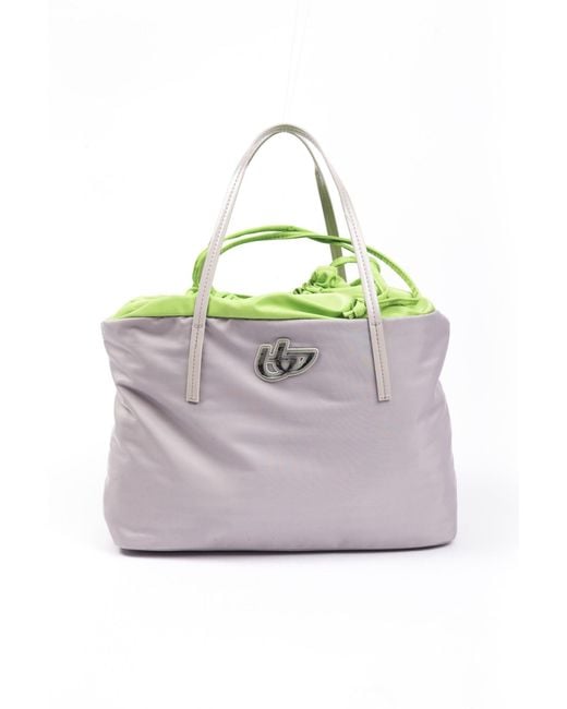 Byblos Gray Chic Shopper Tote For Sophisticated Style
