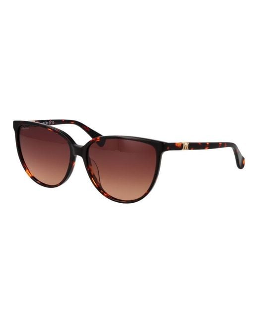 Max Mara Brown Plastic Sunglasses