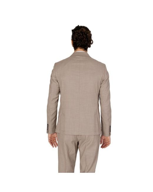 Antony Morato Brown Beige Polyester Blazer for men