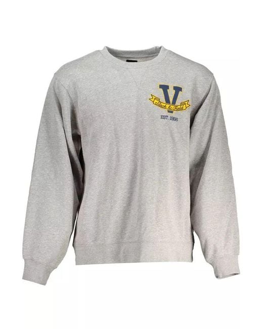 Vans Cozy Heather Gray Embroidered Sweatshirt for men