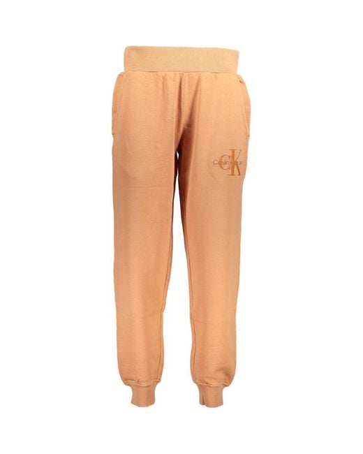 Calvin Klein Multicolor Arancione Cotton 's Jogger
