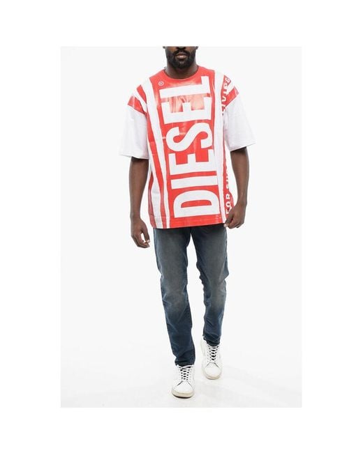 DIESEL Red Crew for men