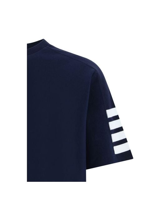 Thom Browne Blue Cotton T for men