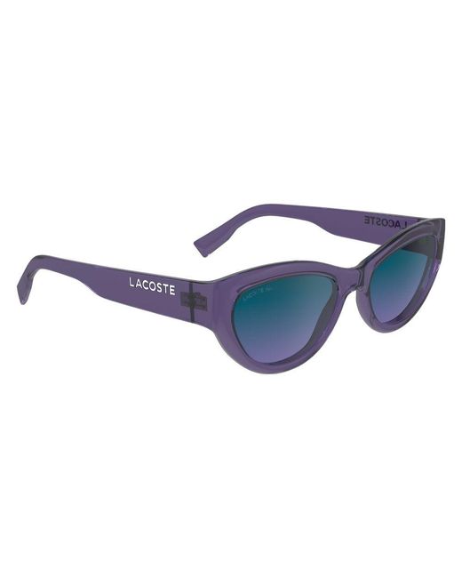 Lacoste Blue Injected Sunglasses