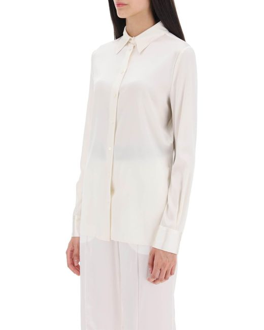 Tom Ford White Silk Satin Shirt