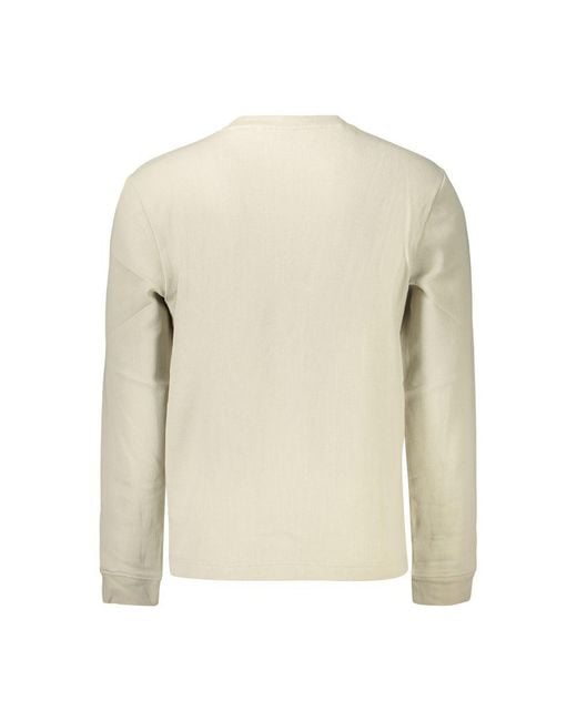 Boss Natural Beige Cotton Men's Shirt for men