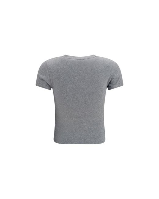 Saint Laurent Gray Cotton T
