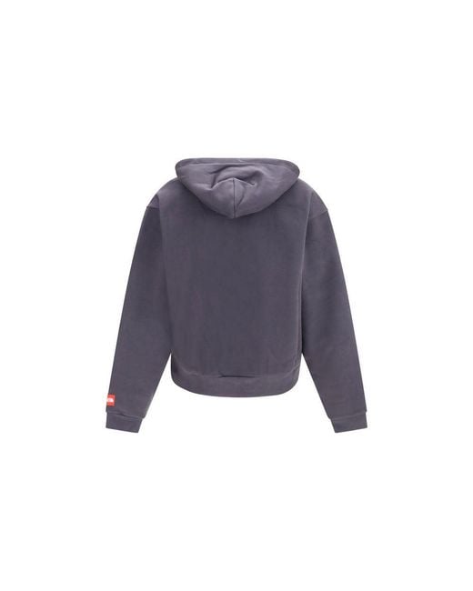 The North Face Purple Gray Cotton Sweatshirt for men