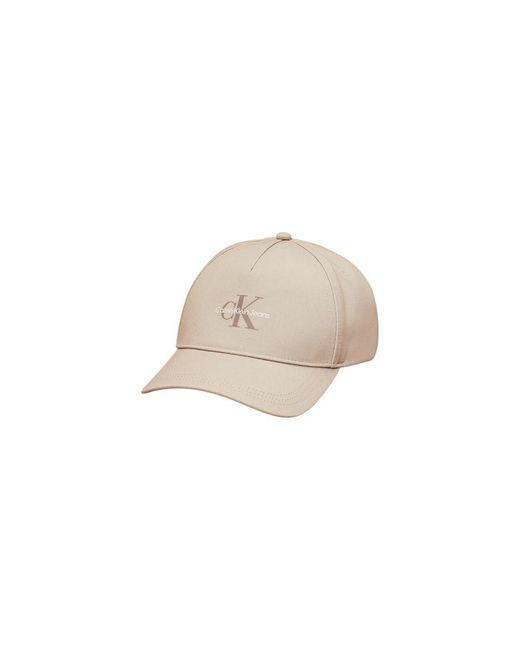 Calvin Klein Natural Beige Recycled Polyester Hats & Cap for men