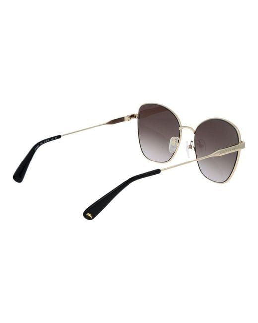 Longchamp Brown Metal Sunglasses