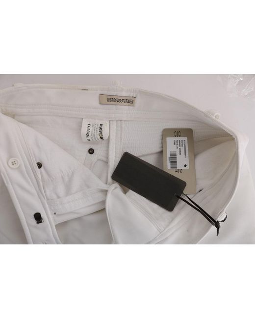 Ermanno Scervino White Trousers Sig30310 Cotton