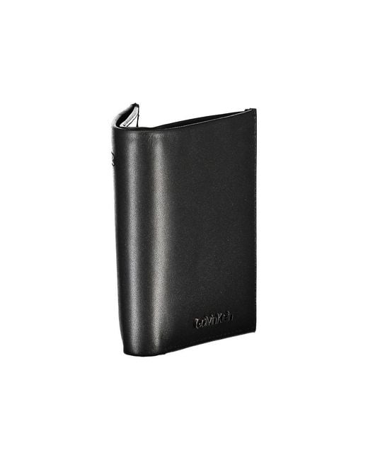 Calvin Klein Black Set Bifold 6cc W/coin Wallets for men