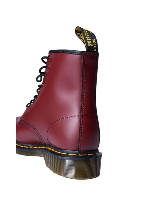 Dr. Martens Red Leather Boot