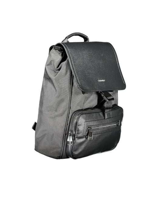 Calvin Klein Gray Polyester Backpack for men