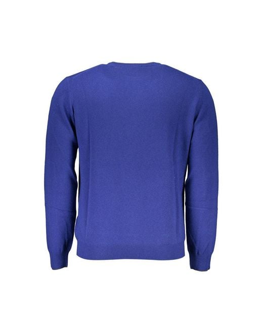 Harmont & Blaine Blue Fabric Sweater for men