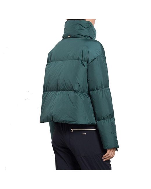 Herno Green Polyamide Coat