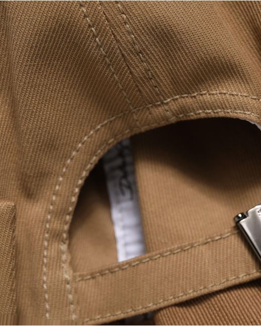Dolce & Gabbana Natural Men Khaki Cotton Docker Capello Brimless Hat for men