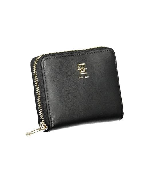 Tommy Hilfiger Black Polyethylene Wallet
