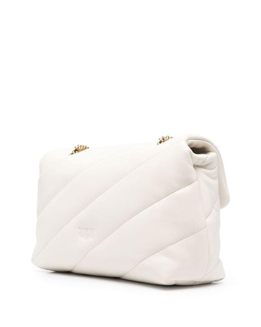 Pinko Brown Love Classic Puff Shoulder Bag