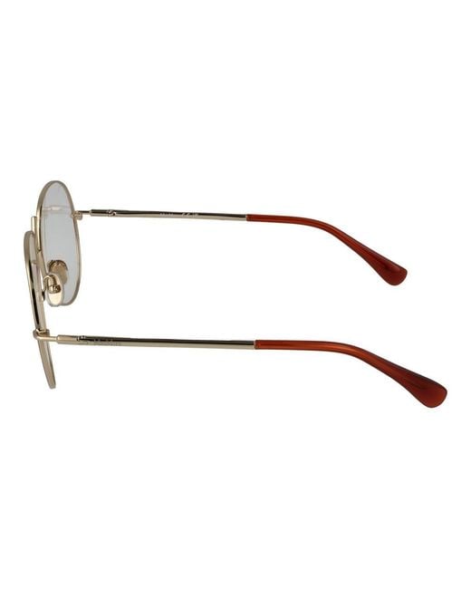 Max Mara Metallic Orange Metal Glasses (frames)
