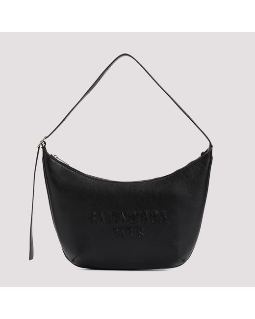 Balenciaga Black Leather Mary Kate Sling Bag